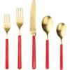 Mepra Fantasia Flatware Set In Red