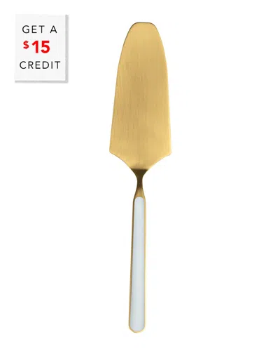 Mepra Fantasia Ice Cake Server With $15 Credit In Gold