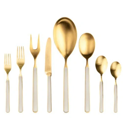 Mepra Fantasia Ice Gold Flatware Set