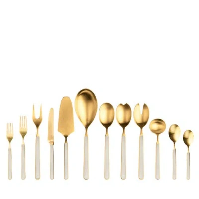 Mepra Fantasia Ice Gold Flatware Set