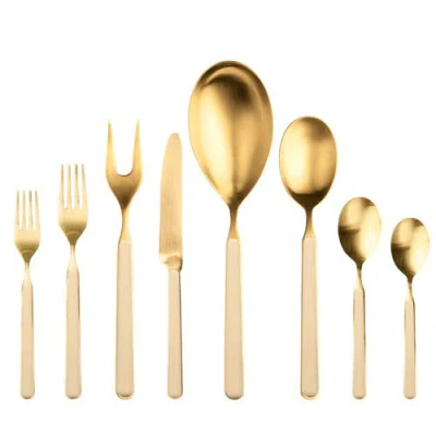 Mepra Fantasia Ice Gold Flatware Set