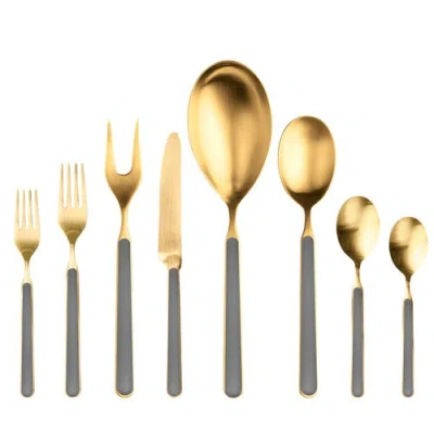 Mepra Fantasia Ice Gold Flatware Set
