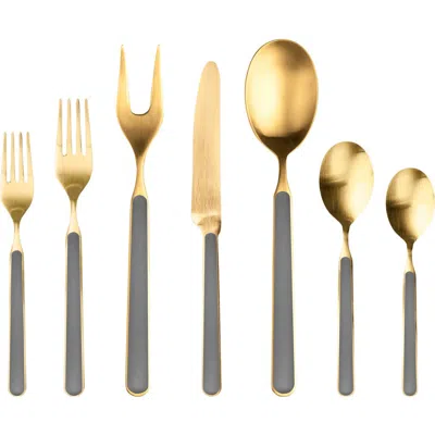 Mepra Fantasia Ice Gold Flatware Set
