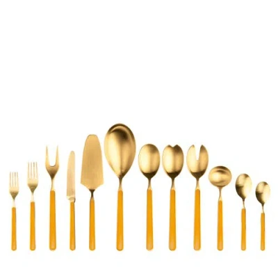Mepra Fantasia Ice Gold Flatware Set