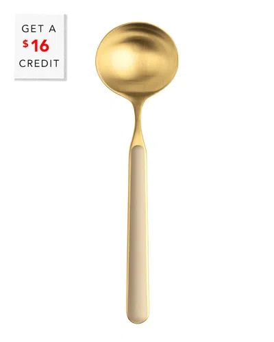 Mepra Fantasia Ice Gravy Ladle In Gold