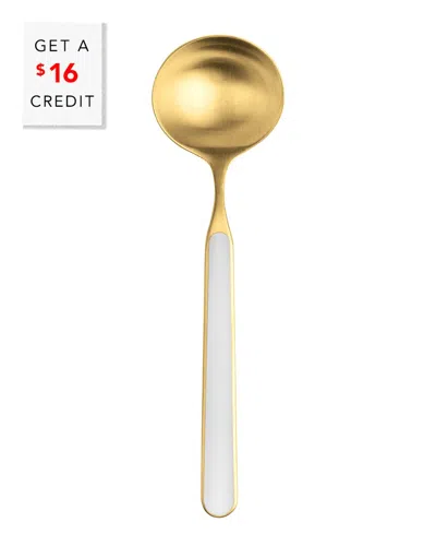 Mepra Fantasia Ice Gravy Ladle With $16 Credit In Gold