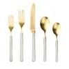 Mepra Fantasia Ice Oro 20 Piece Flatware Set In Light Blue