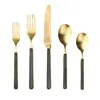 Mepra Fantasia Ice Oro 20 Piece Flatware Set In Sage