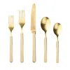 Mepra Fantasia Ice Oro 20 Piece Flatware Set In Sesame
