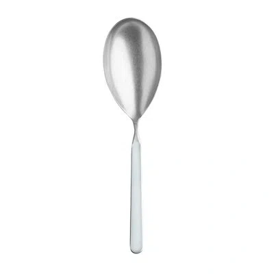 Mepra Fantasia Pewter Risotto Spoon In Light Blue
