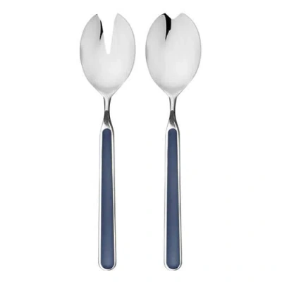 Mepra Fantasia 2-piece Salad Serving Set In Blue