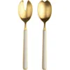 Mepra Fantasia Salad Serving Set In Gray