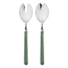 Mepra Fantasia Salad Serving Set In Green