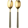 Mepra Fantasia Salad Serving Set In Green