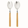 Mepra Fantasia Salad Serving Set In Mustard