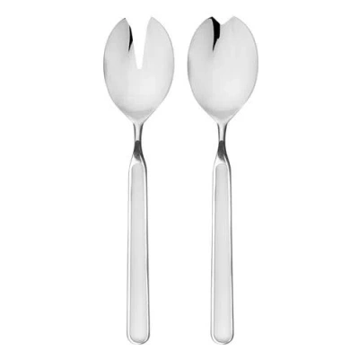 Mepra Fantasia 2-piece Salad Serving Set In White