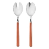 Mepra Fantasia Salad Serving Set In Rust
