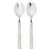 Mepra Fantasia Salad Serving Set In Turtle-dove