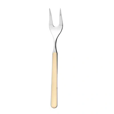 Mepra Fantasia Serving Fork - 48 Pieces In Vaniglia