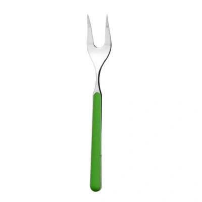 Mepra Fantasia Serving Fork In Mela Verde