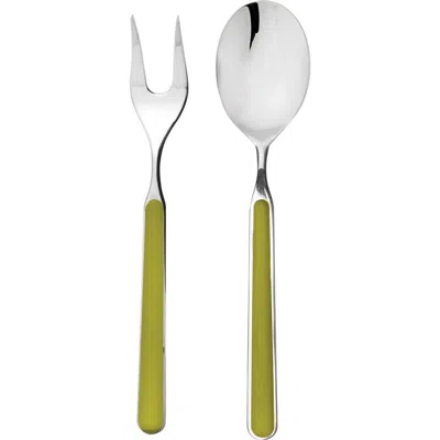 Mepra Fantasia 2-piece Serving Set In Green