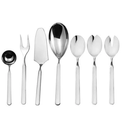 Mepra Fantasia Serving Set In Silver