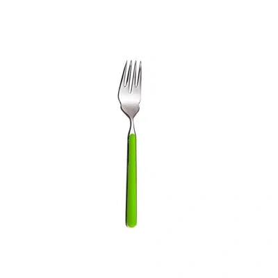 Mepra Fantasia Table Fish Fork - 12 Pieces In Verde Acido