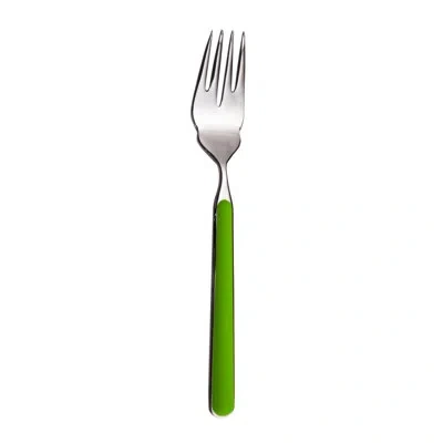 Mepra Fantasia Table Fish Fork - 24 Pieces In Mela Verde