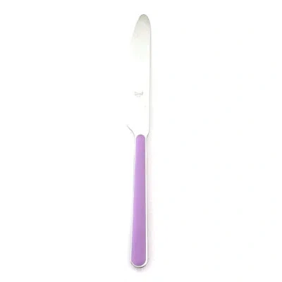 Mepra Fantasia Table Knife - 12 Pieces In Lilla