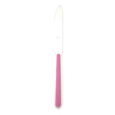 Mepra Fantasia Table Knife - 12 Pieces In Rosa