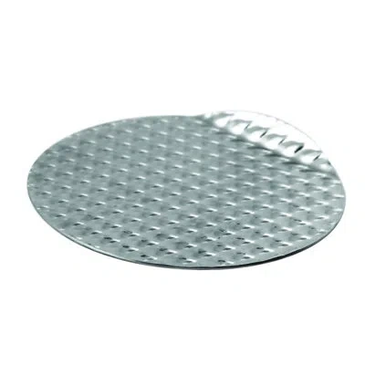 Mepra Fashion Round 12 Piece Coaster Set In Silver