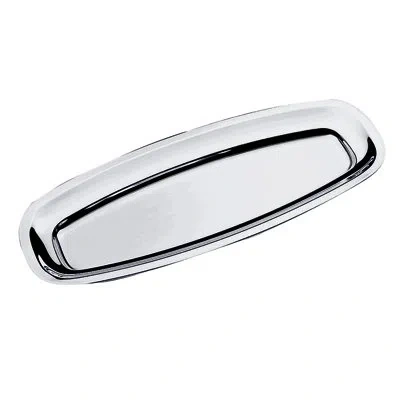 Mepra Fish Plate With Reinforced Edge, Heavy Mod. L: 21-5/8" W: 9-7/8" In Silver