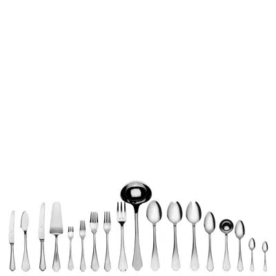 Mepra Flatware Set - 151 Pieces - Stainless Steel In Silver