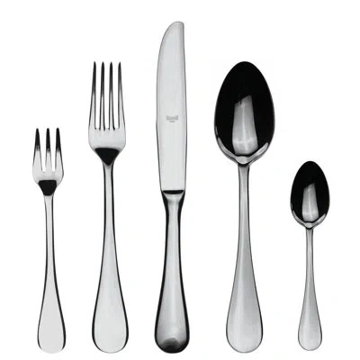 Mepra Flatware Set With H/h Knives And Cake Fork - 30 Pieces - Stainless Steel