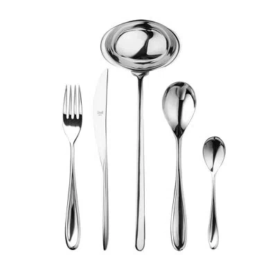 Mepra Forma Flatware Set - 49 Pieces - Stainless Steel