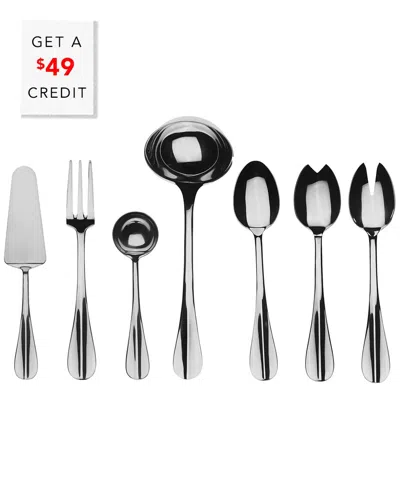 Mepra Full Serving 7pc Set With $49 Credit In Gray