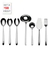 Mepra Due 7-piece Place Serving Set In Silver