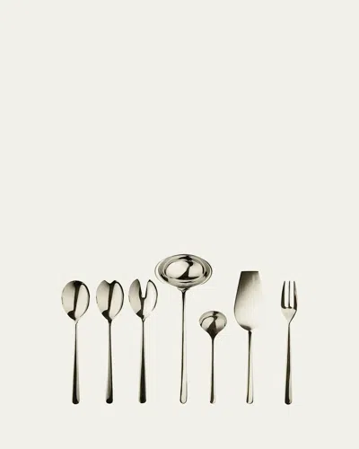 MEPRA FULL SERVING SET 7PCS LINEA CHAMPAGNE