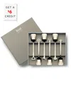 Mepra Gift Box 6pc Cream Spoons In Gray