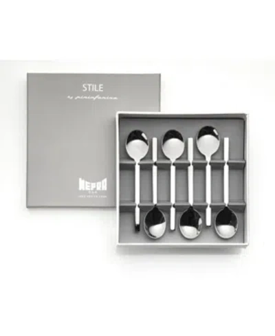 MEPRA GIFT BOX MOKA SPOONS STILE FLATWARE SET, SET OF 6