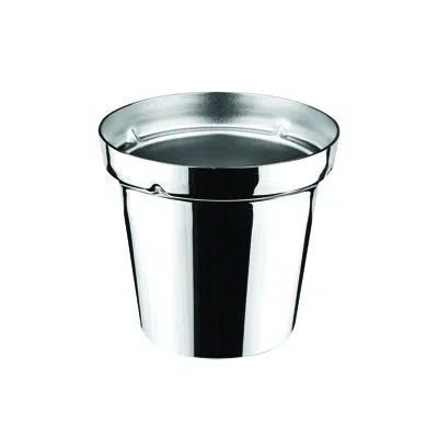 Mepra Giotto 18/10 Stainless Steel Garbage Holder / Jar In Silver