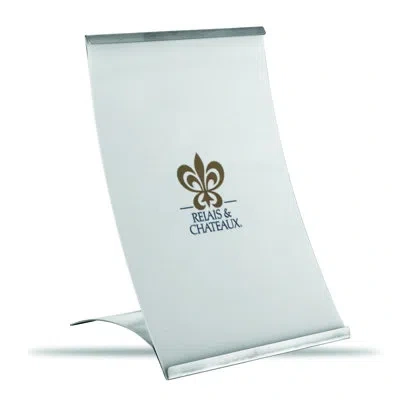 Mepra Giotto 18/10 Stainless Steel Menu Holder In Silver