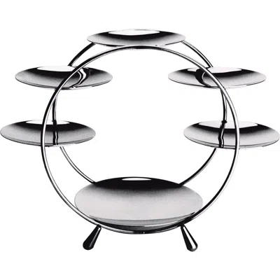 Mepra Giotto Micro Serving Presentoire In Silver