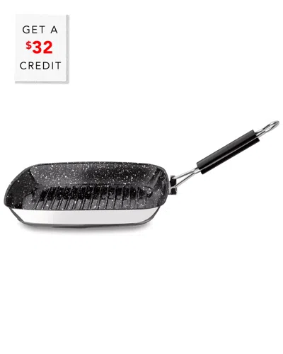 Mepra Glamour Non Stick Stone Grill With $32 Credit In Gray