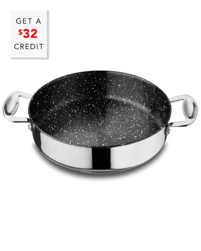 Mepra Glamour Stone 10in Non-stick Saute Pan With $32 Credit In Silver