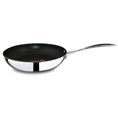 Mepra Glamour Stone 18/10 Stainless Steel Non-stick Frying Pan In Silver
