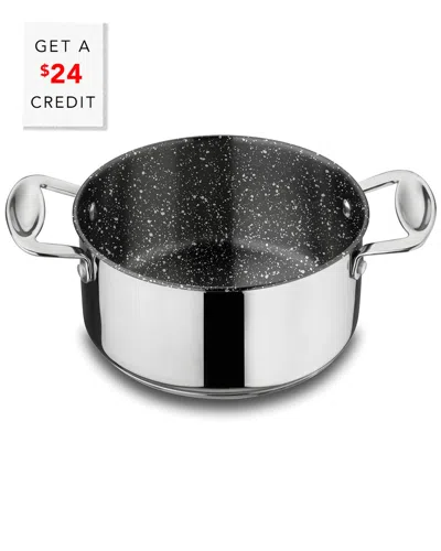 Mepra Glamour Stone 8in Casserole With $24 Credit In Silver