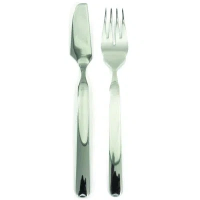 Mepra Goccia Flatware Fish Set - 24 Pieces - Stainless Steel