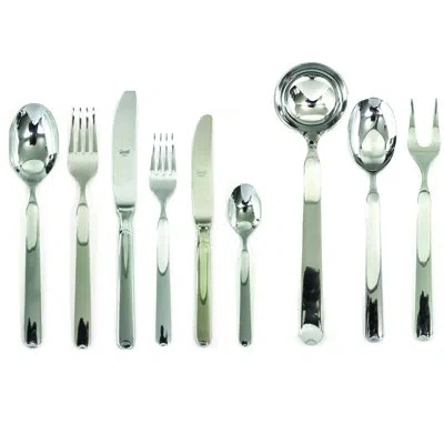 Mepra Goccia Flatware Set - 39 Pieces - Stainless Steel