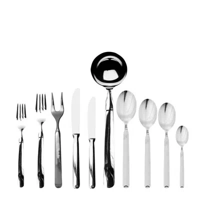 Mepra Goccia Flatware Set - 87 Pieces - Stainless Steel